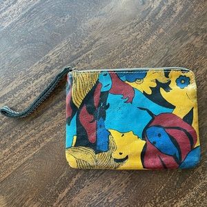 Patricia Nash Leather Wristlet